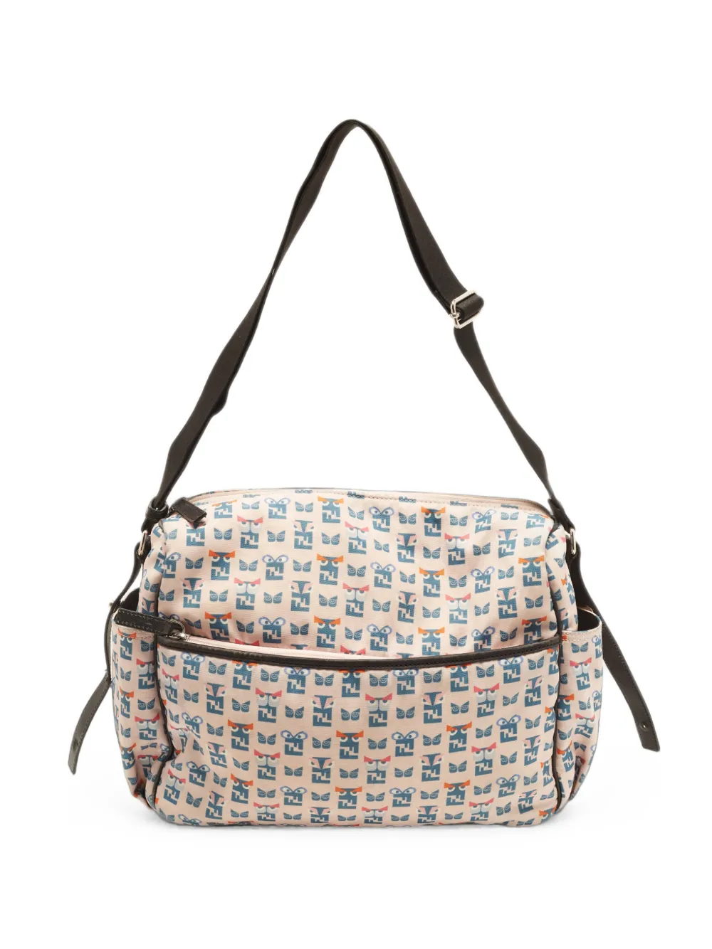 Fendi Pre-Owned 2017 Monsters FF zipped changing bag - Rosa