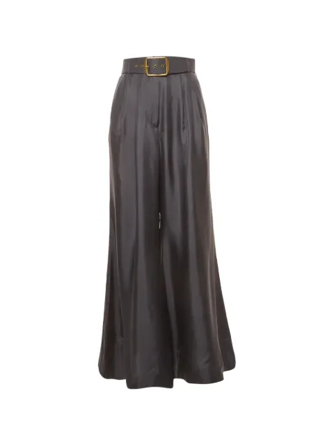 ZIMMERMANN belted pleated trousers