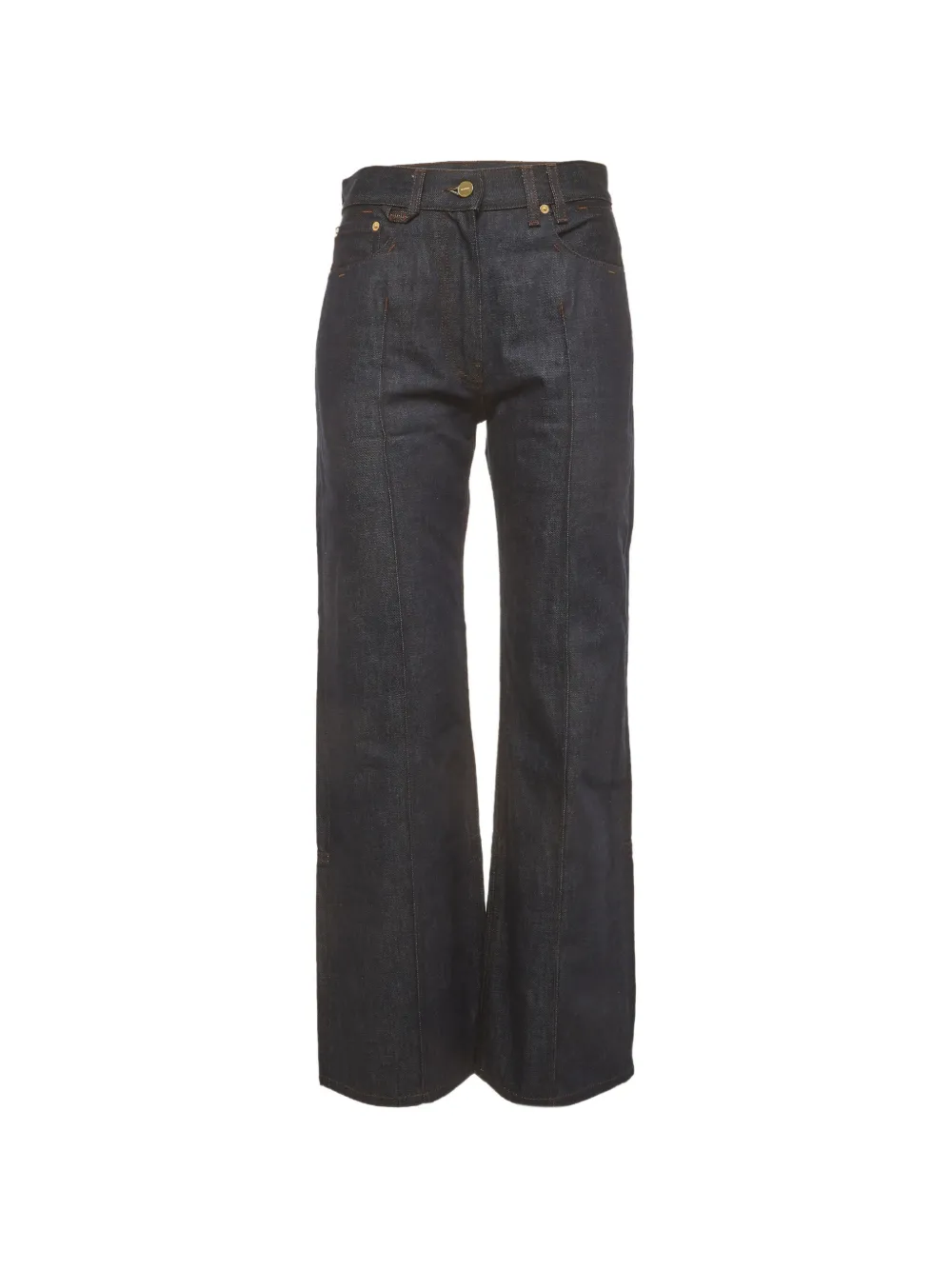 Jacquemus Pre-Owned jean droit Le de Nîmes Bordado - Bleu Jacquemus Pre-Owned jean droit Le de Nîmes Bordado - Bleu