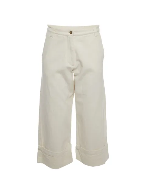 Moncler cropped wide-leg trousers