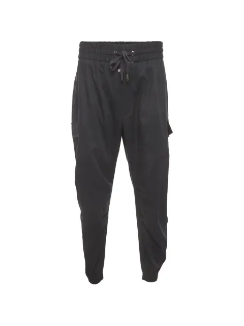 D&G drawstring gabardine cargo-pocket track pants