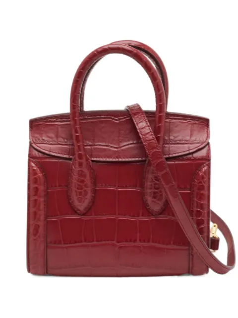 Alexander McQueen Pre-Owned 21 Heroine croc-embossed tote bag