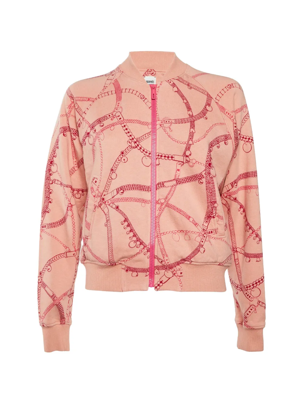 Hermès Pre-Owned sweat Tresor de Medor à fermeture zippée - Rose