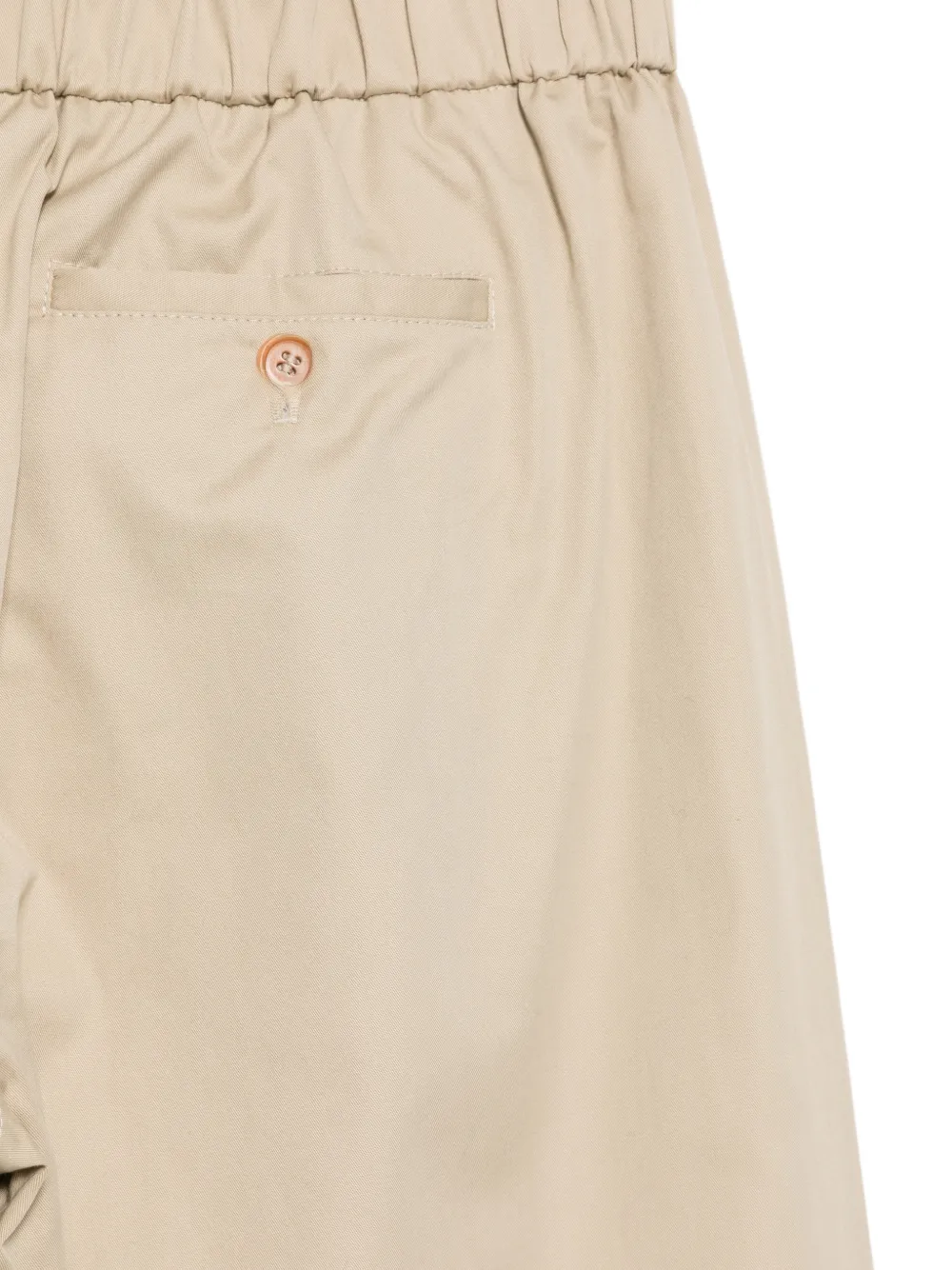 Jejia Andrea omgeslagen broek met geplooid detail Beige