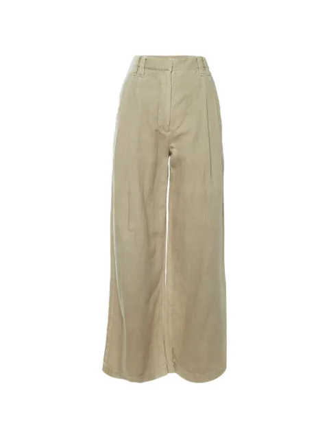 Brunello Cucinelli Vintage jeans anchos con pinzas