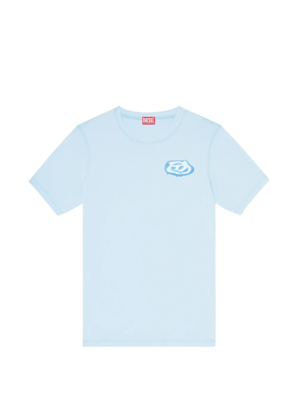 Diesel Oval D logo-print T-shirt - Blu