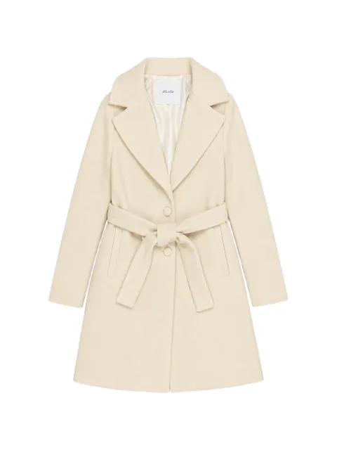 Miss Grant Kids belted button-front coat