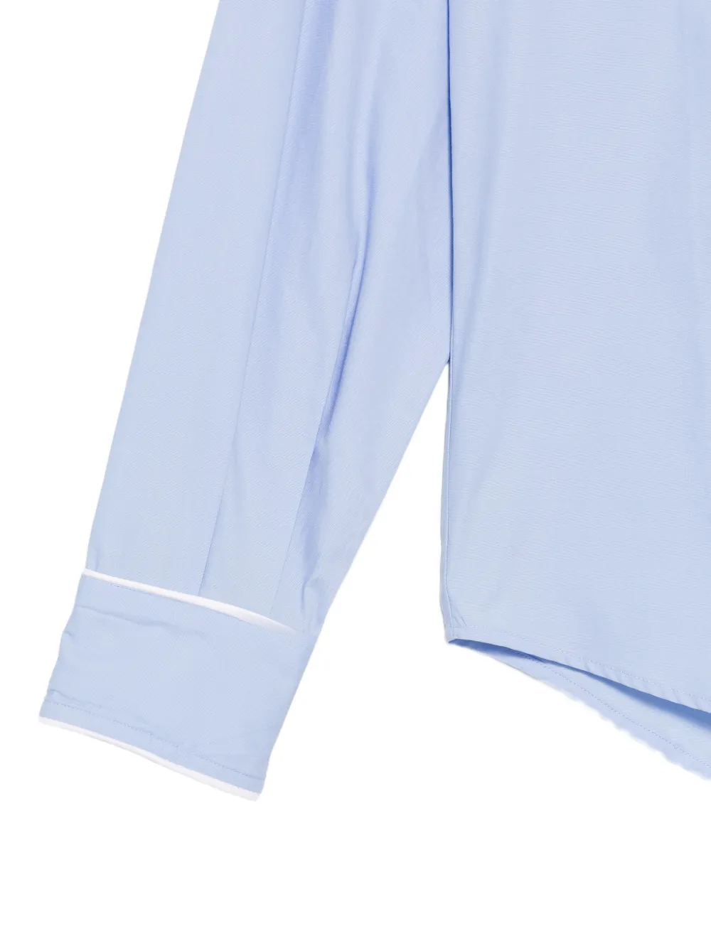 Jejia Mami overhemd met borstzak en afwerking Blauw