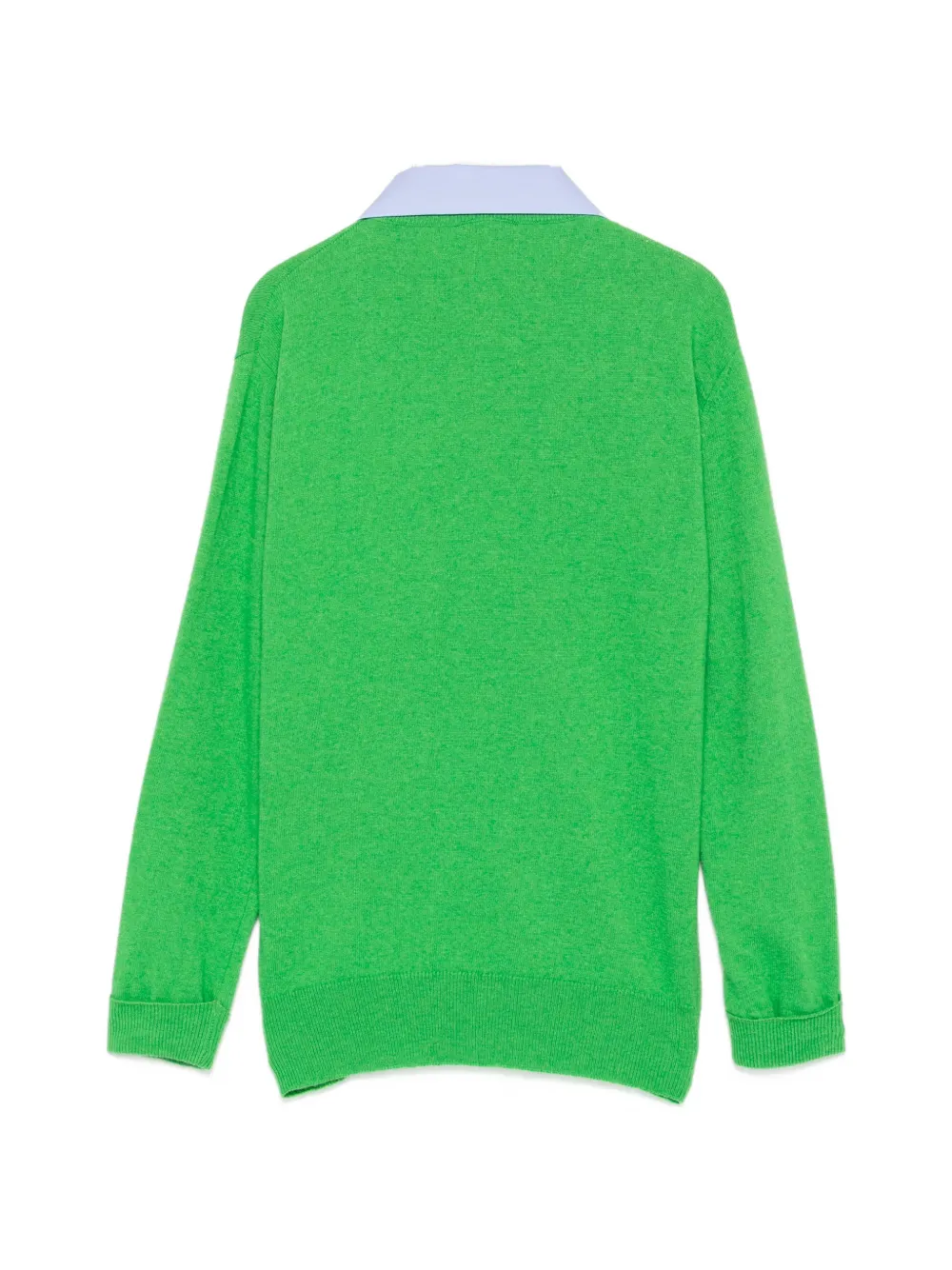 Jejia Nina layered-collar sweater Groen