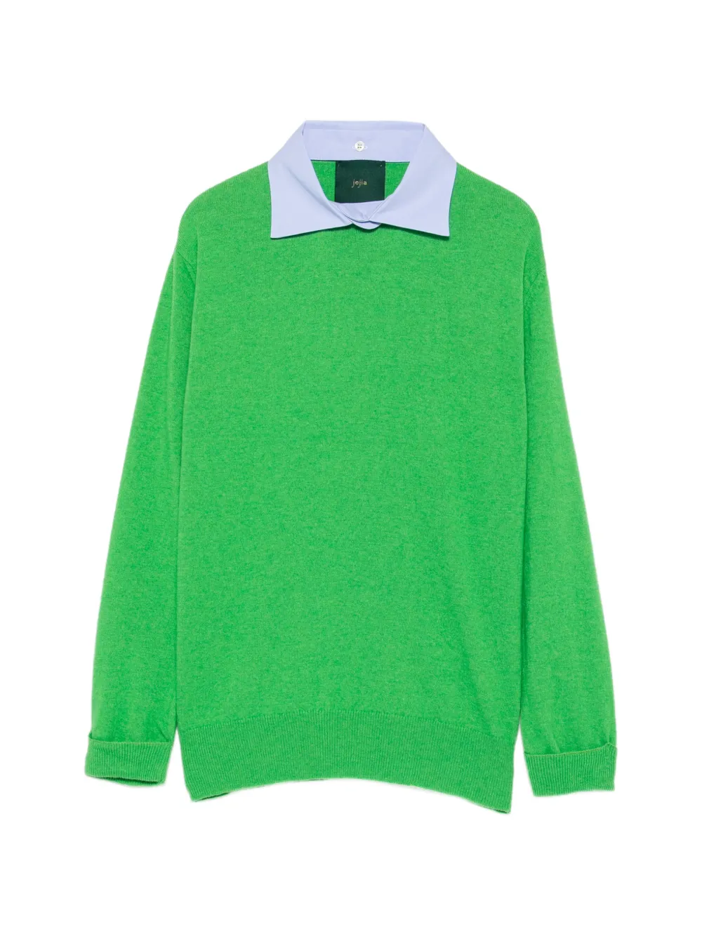 Jejia Maglione Nina con collo a strati - Verde