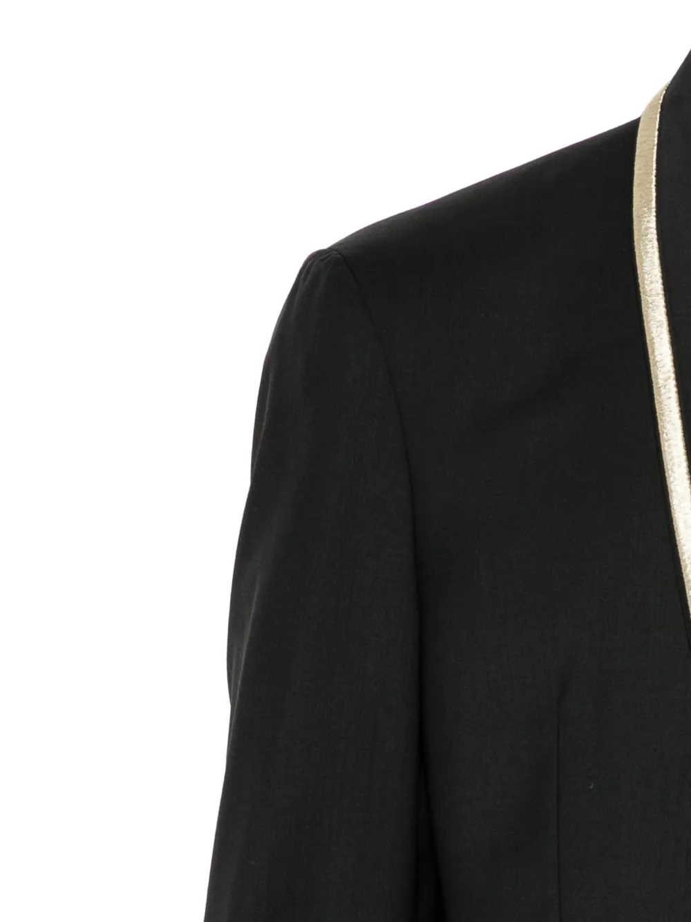 Roberto Cavalli Jack met contrasterende afwerking en sjaalrevers Zwart