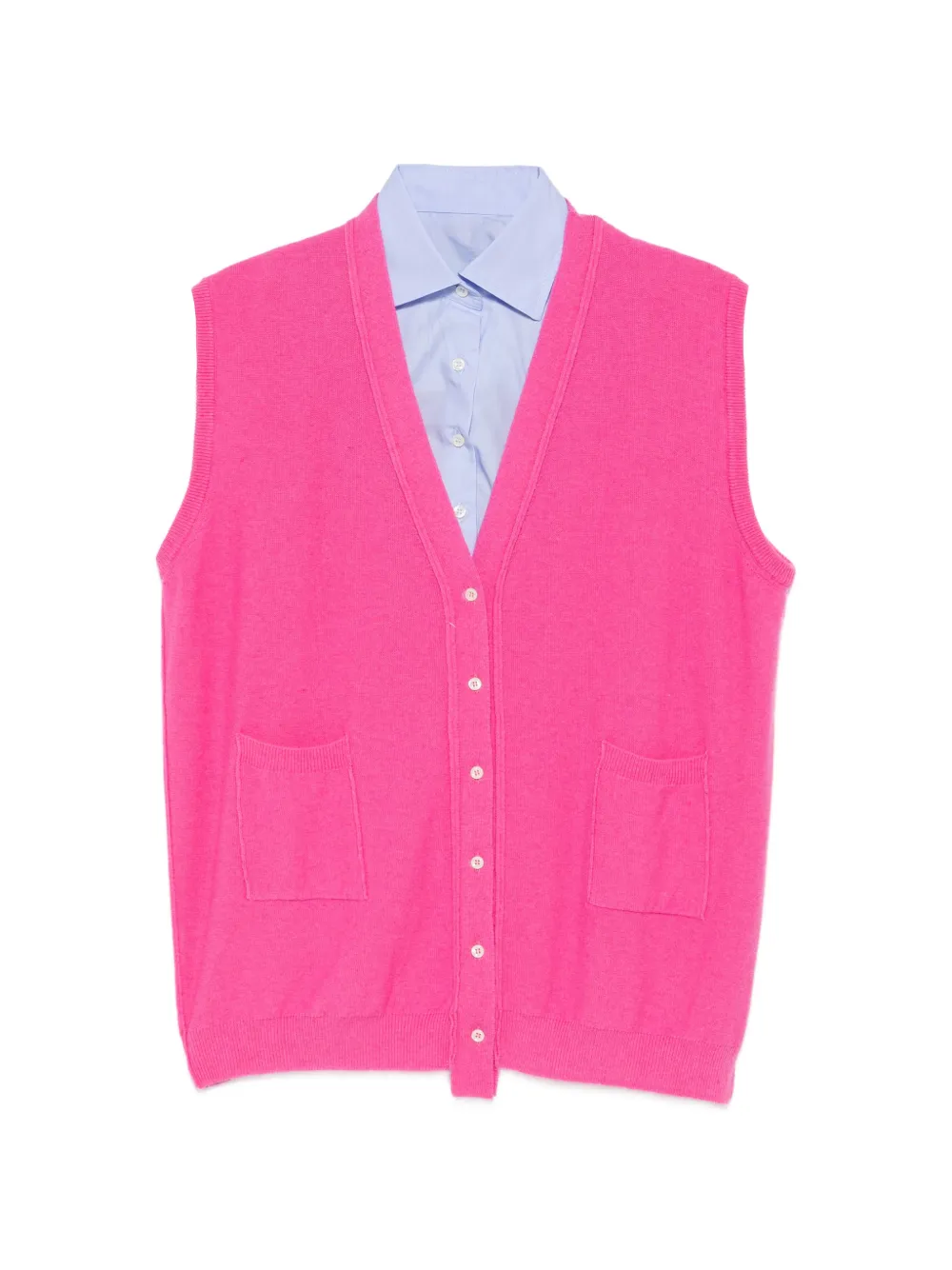 Jejia Gilet con bottoni - Rosa