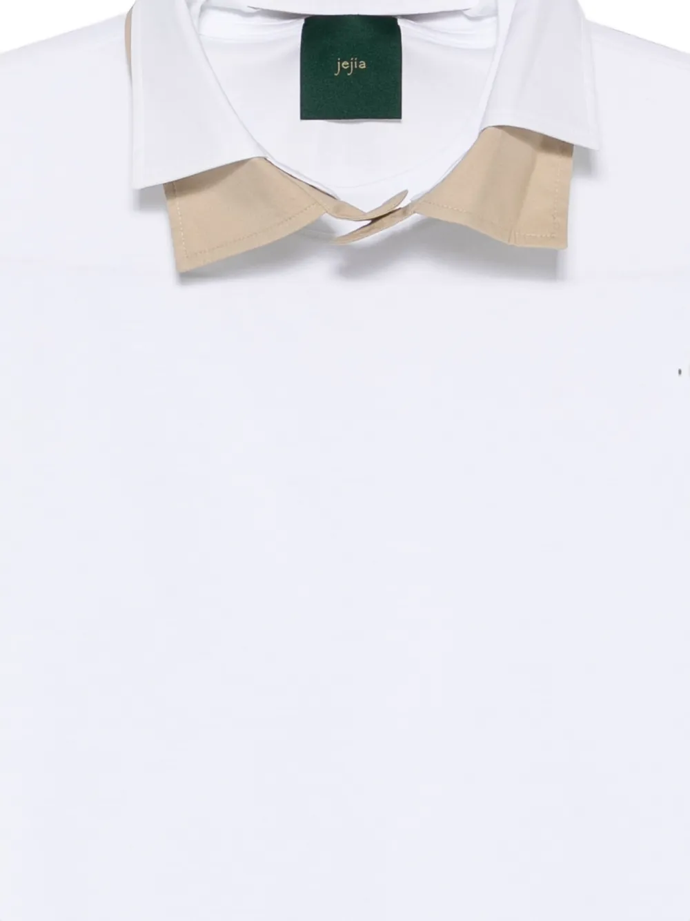 Jejia layered-collar sleeveless top Wit