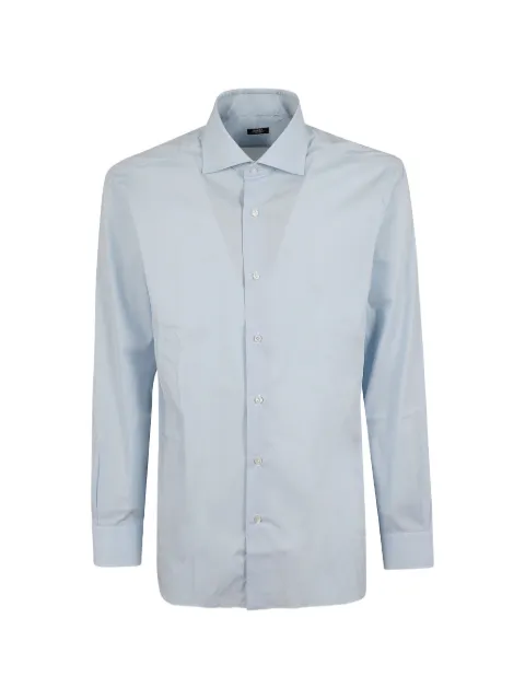Barba spread-collar button-up shirt