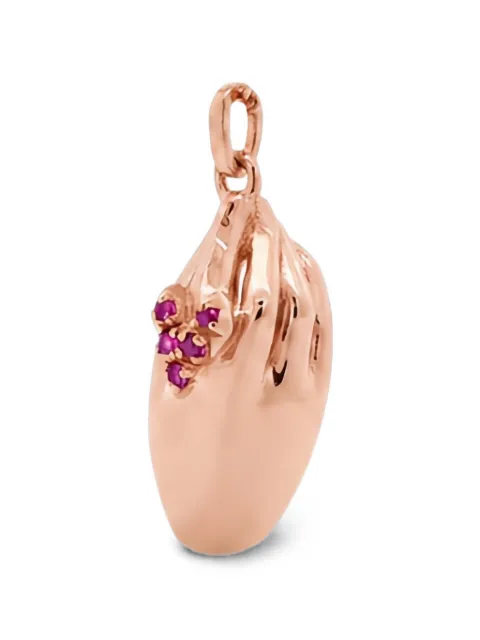 Di Volpe Ma Che Vuoi? ruby rose gold vermeil pendant