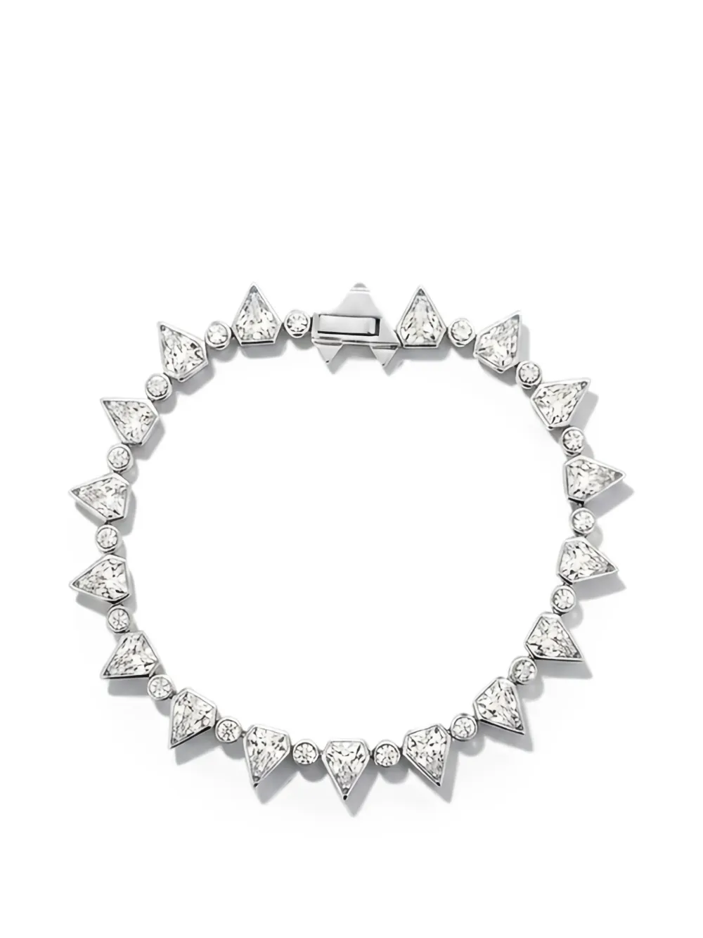 Di Volpe Bracciale tennis Lo Scudo con zaffiro - Argento