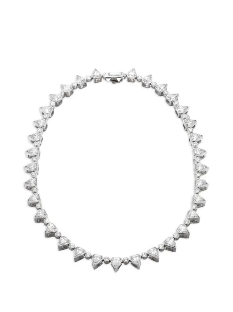 Di Volpe Lo Scudo white sapphire necklace
