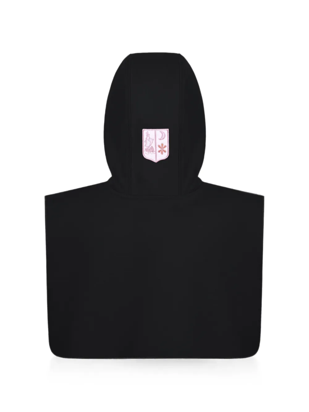 MUZARADI logo-patch cotton hood