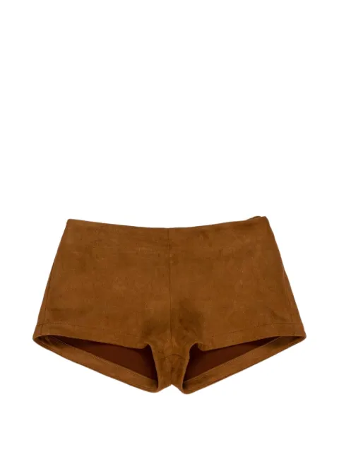 Miss Grant Kids pantalones cortos con efecto de ante