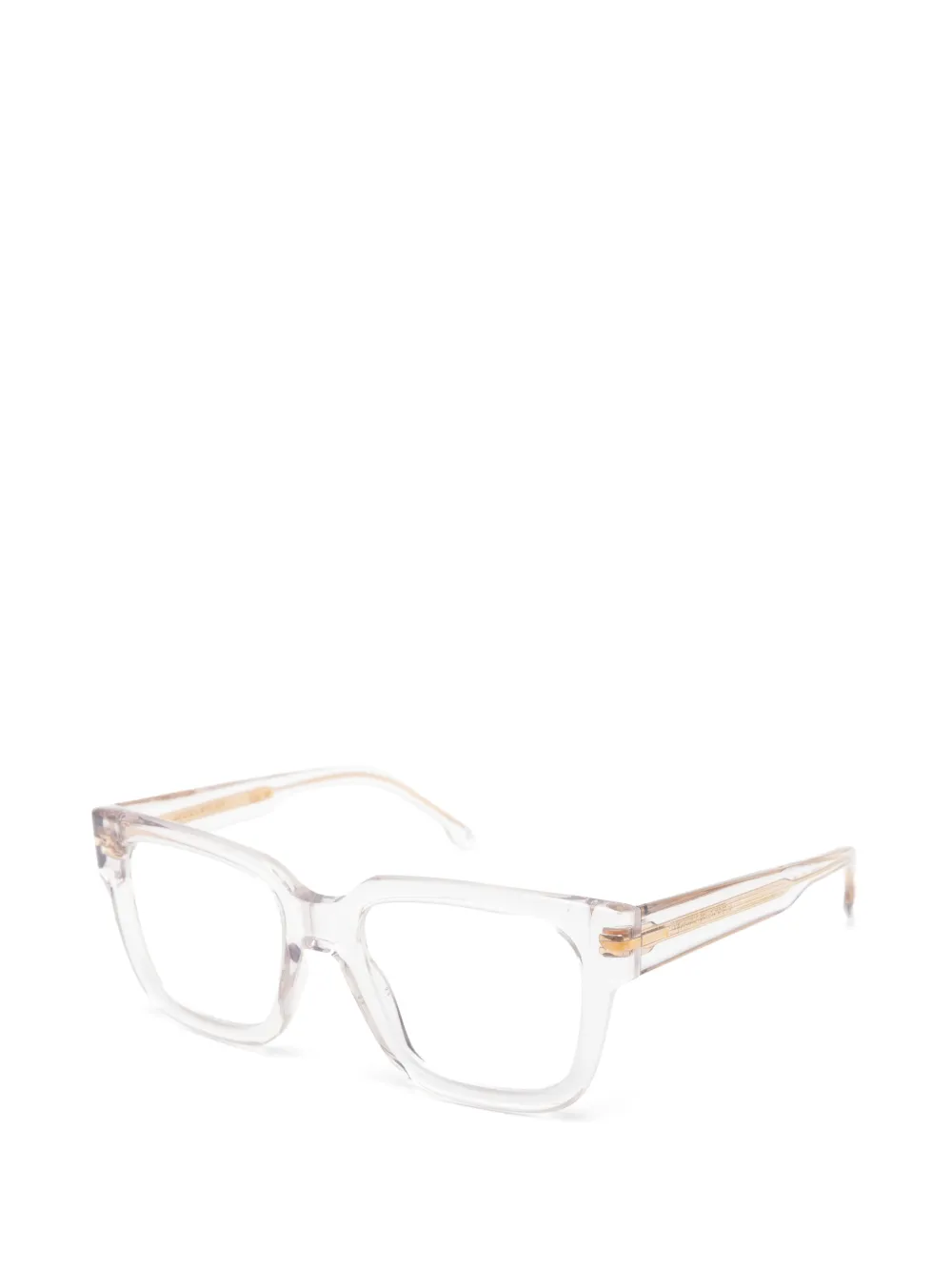 Victoria Beckham Eyewear Bril met vierkant montuur Beige