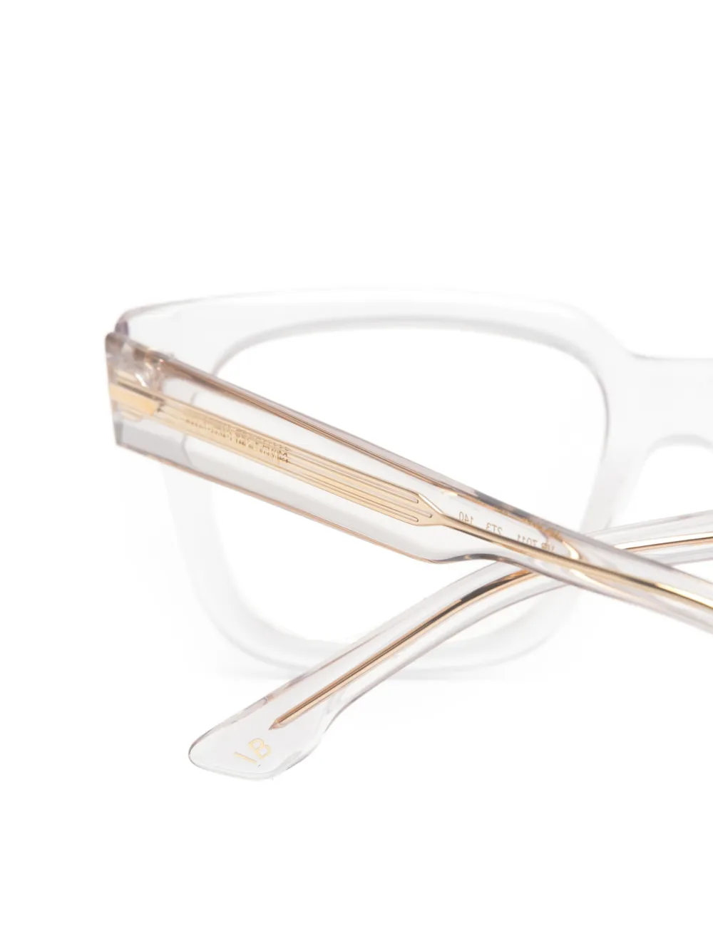 Victoria Beckham Eyewear Bril met vierkant montuur Beige
