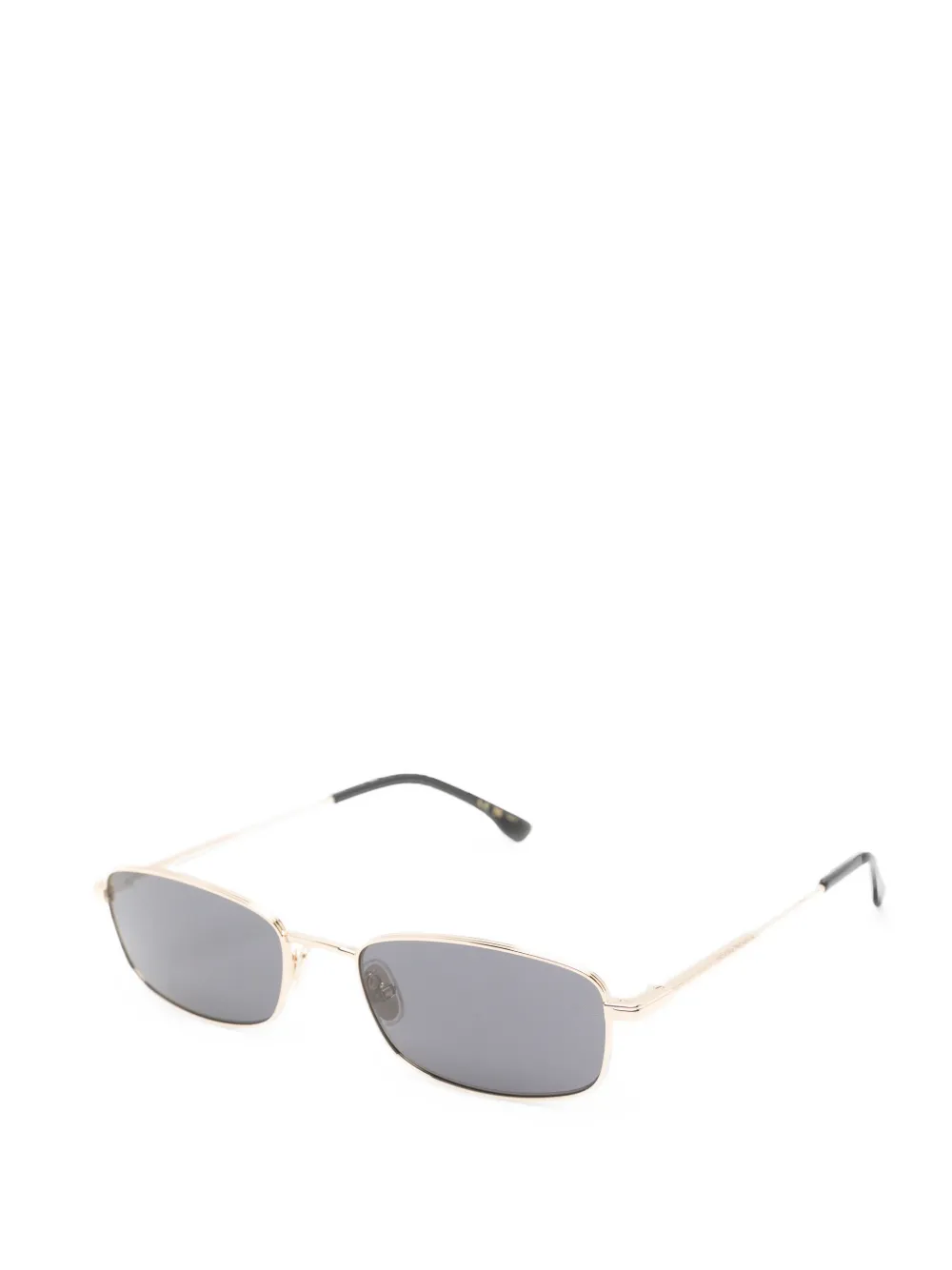 Victoria Beckham Eyewear Zonnebril met rechthoekig montuur Goud
