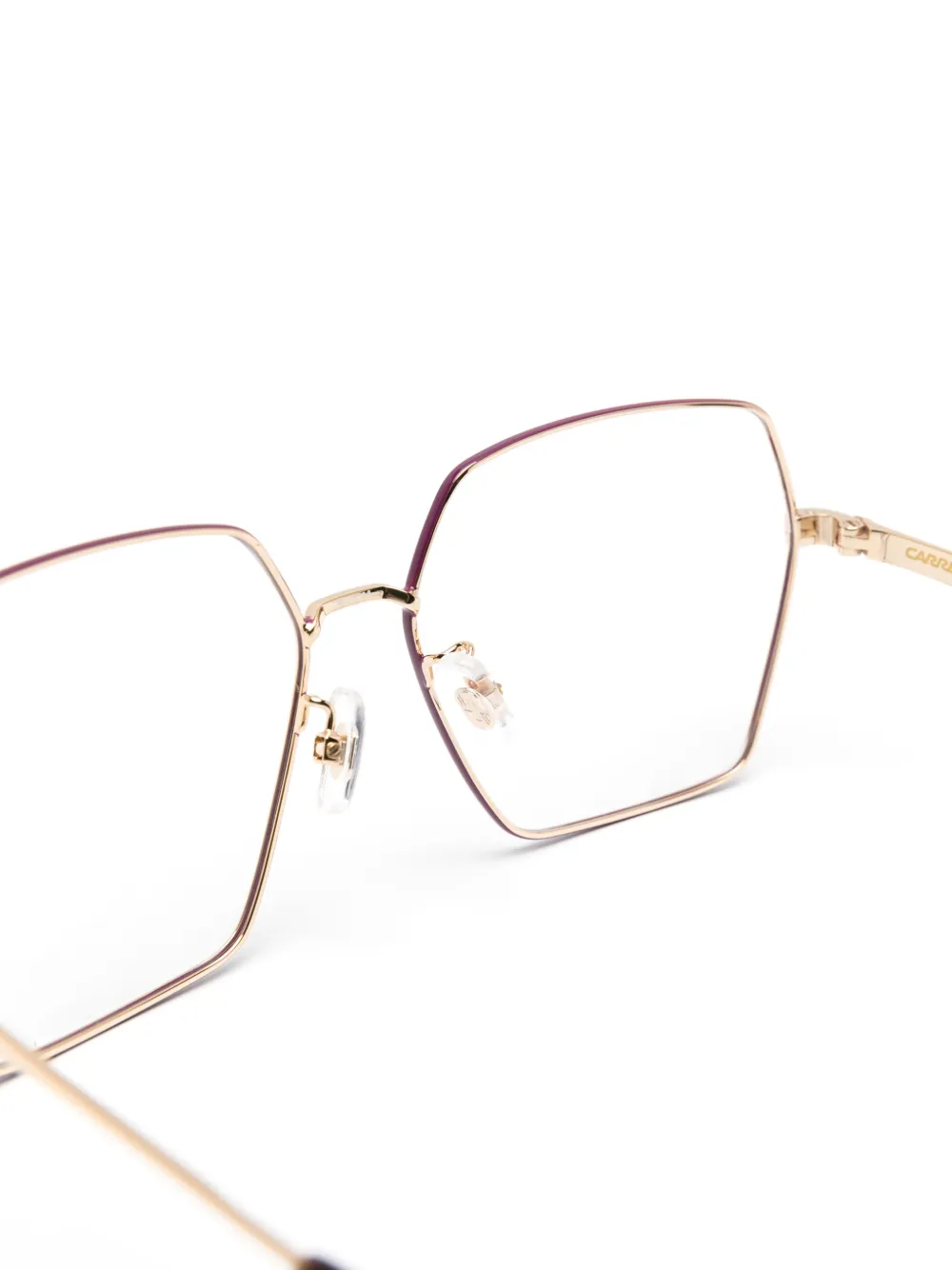 Carrera Bril met geometrisch montuur Goud
