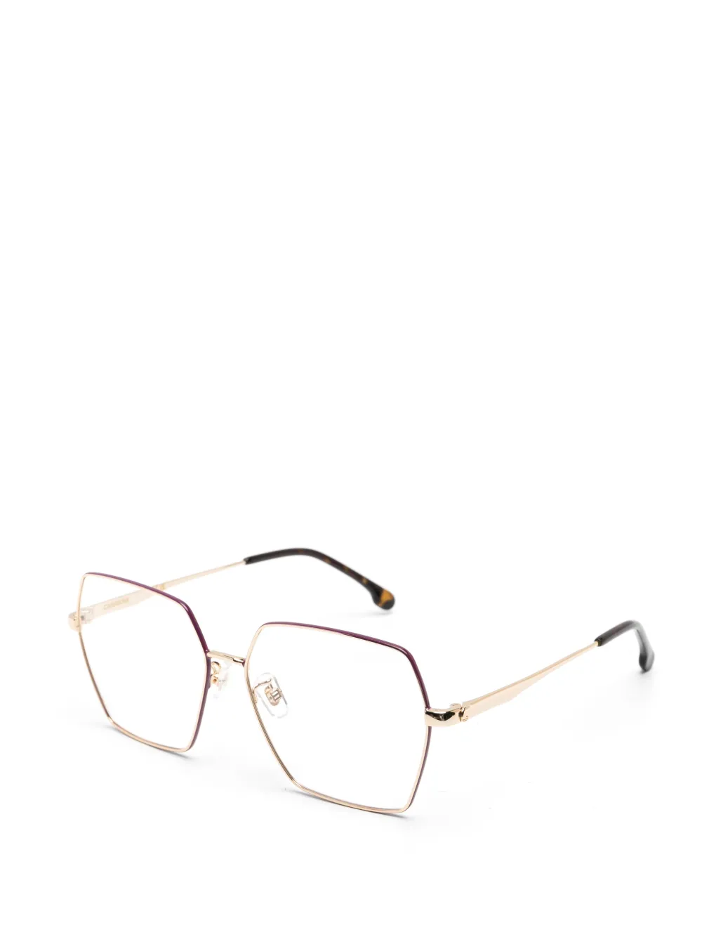 Carrera Bril met geometrisch montuur Goud