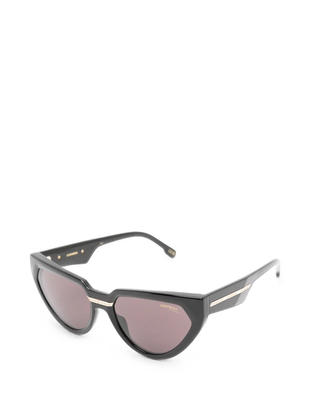 Carrera Zonnebril met cat-eye montuur Zwart