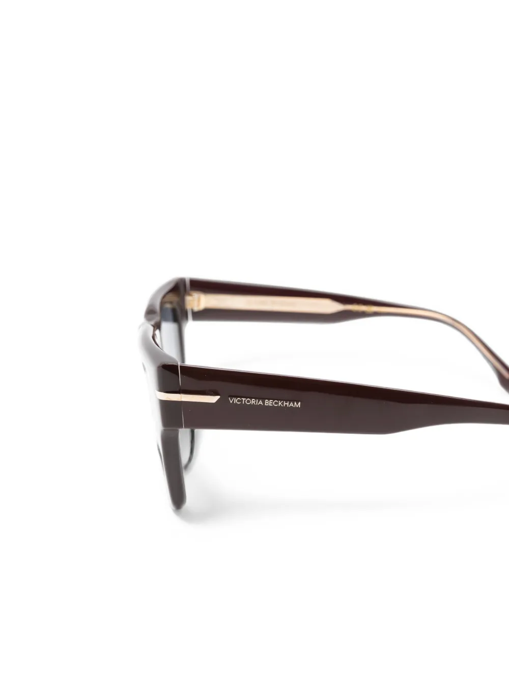 Victoria Beckham Eyewear Zonnebril met vierkant montuur Rood