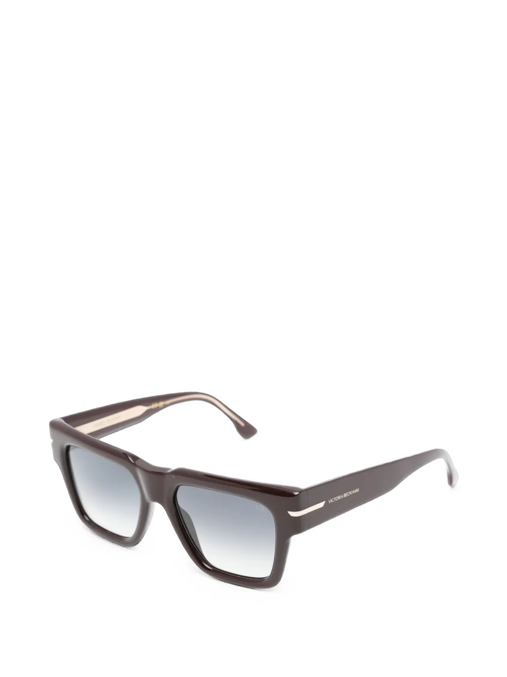 Victoria Beckham Eyewear Zonnebril met vierkant montuur Rood