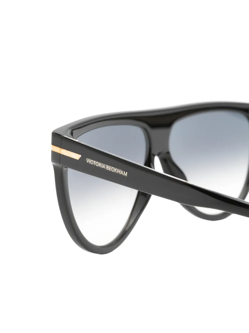 Victoria Beckham Eyewear Zonnebril met geometrisch montuur en kleurverloop Zwart