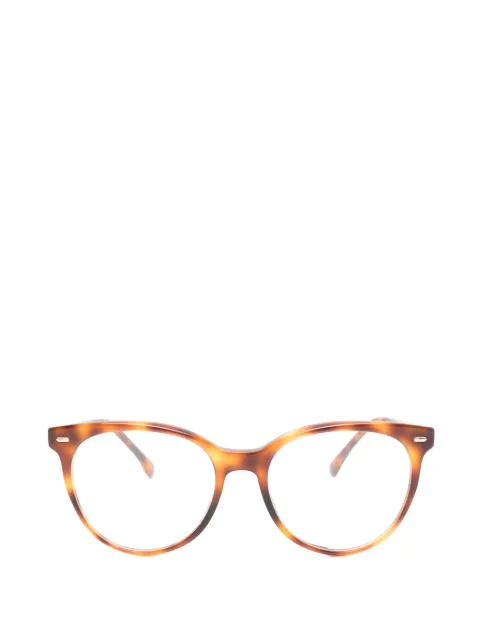Carrera tortoiseshell-effect round-frame glasses