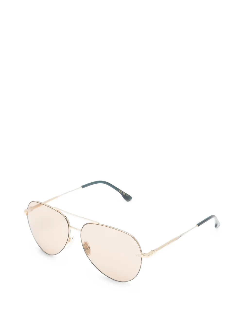 Victoria Beckham Eyewear Zonnebril met piloten montuur Goud