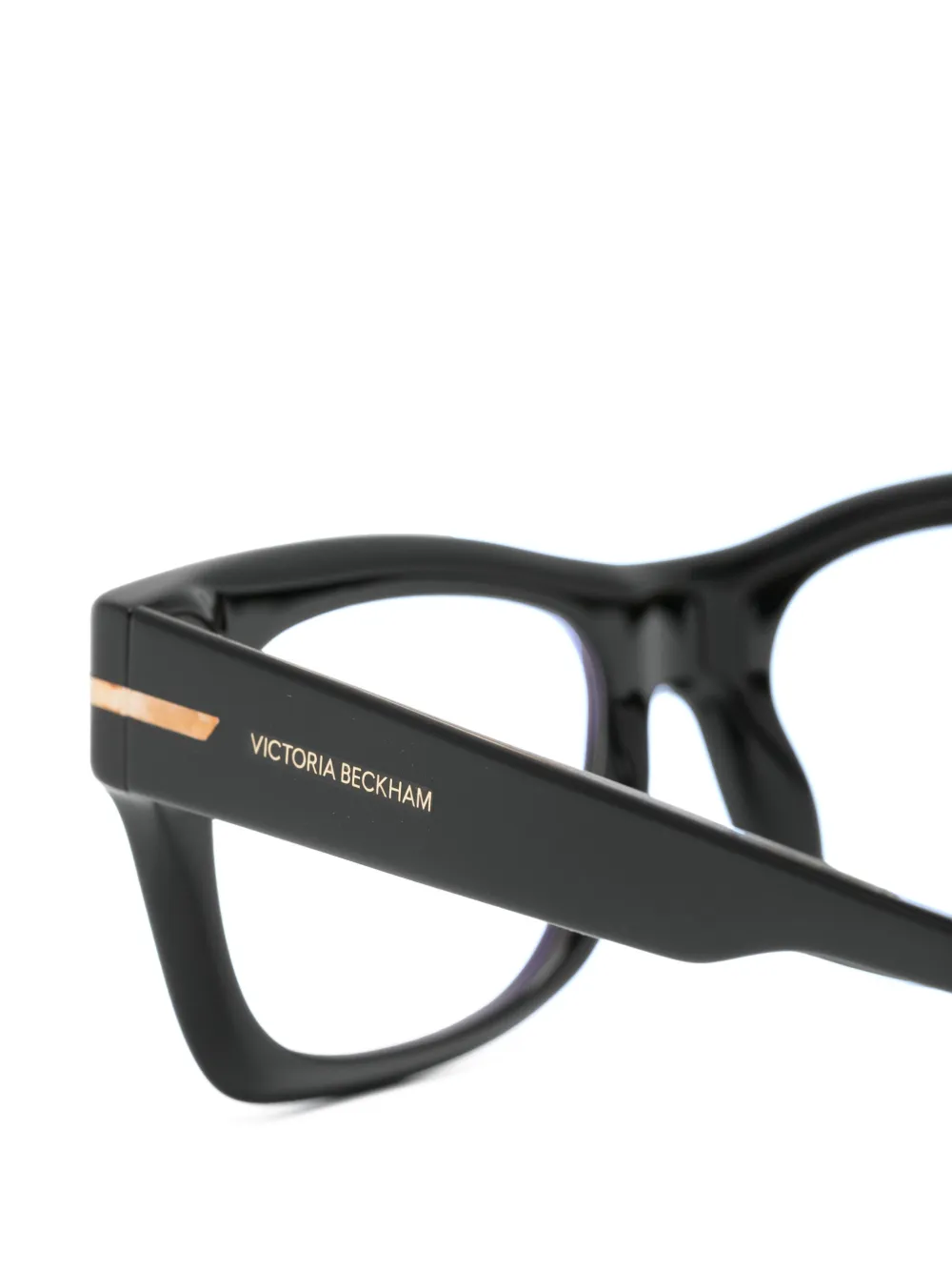 Victoria Beckham Eyewear Bril met rechthoekig montuur Zwart