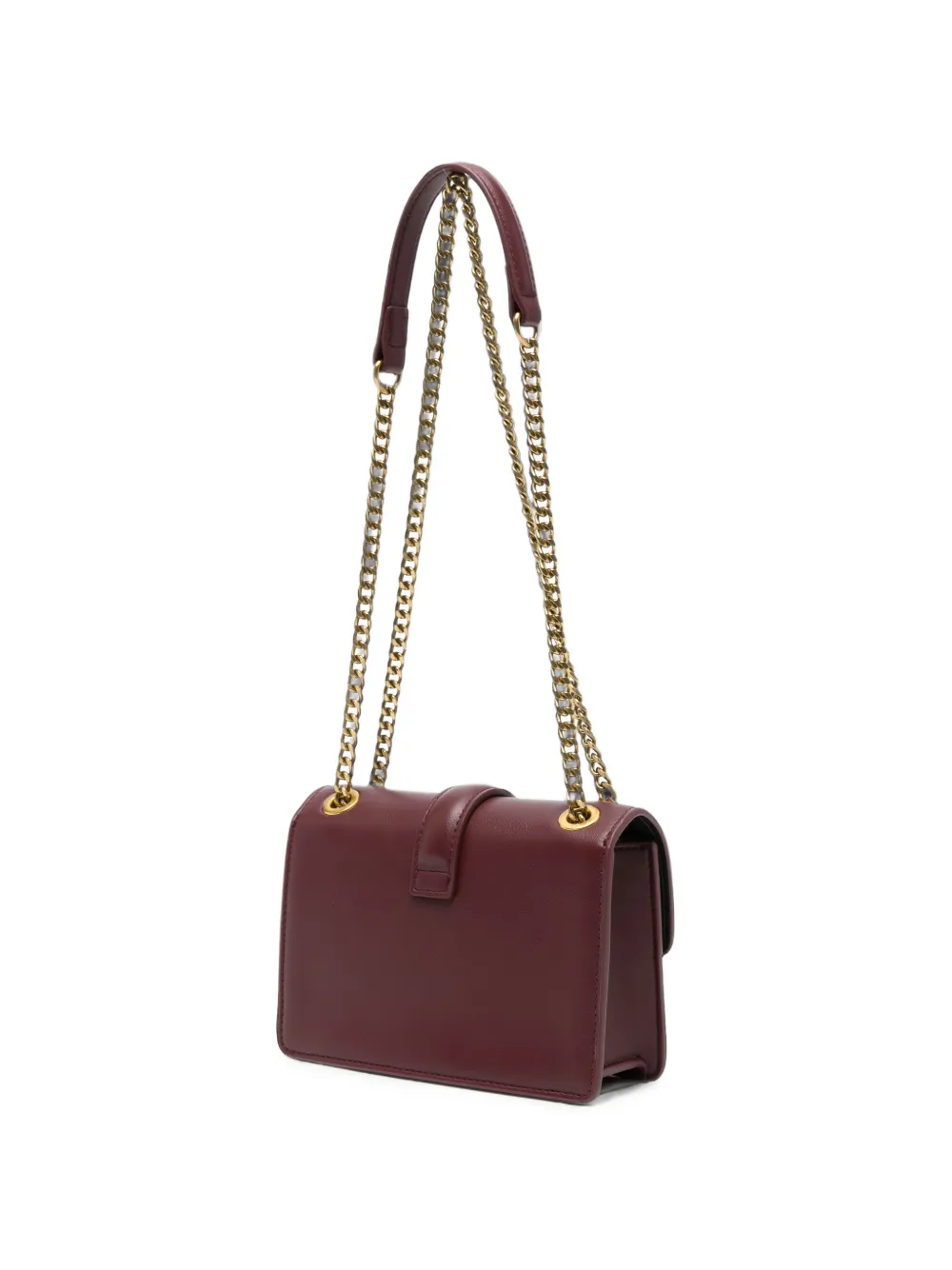 Just Cavalli Schoudertas met slangplakkaat Rood