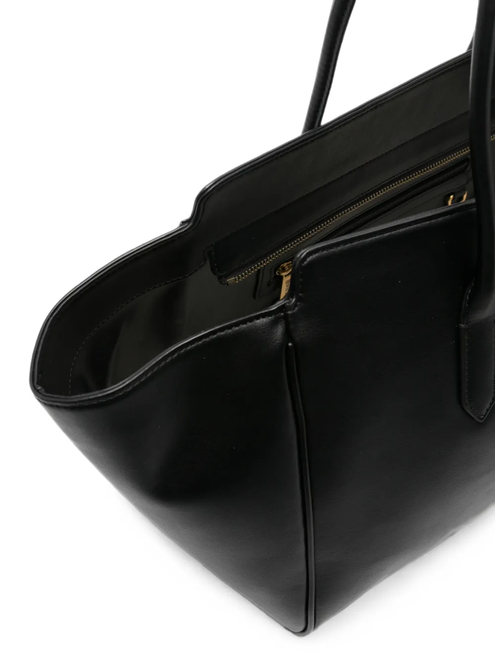 Just Cavalli Shopper met slangenplakkaat Zwart