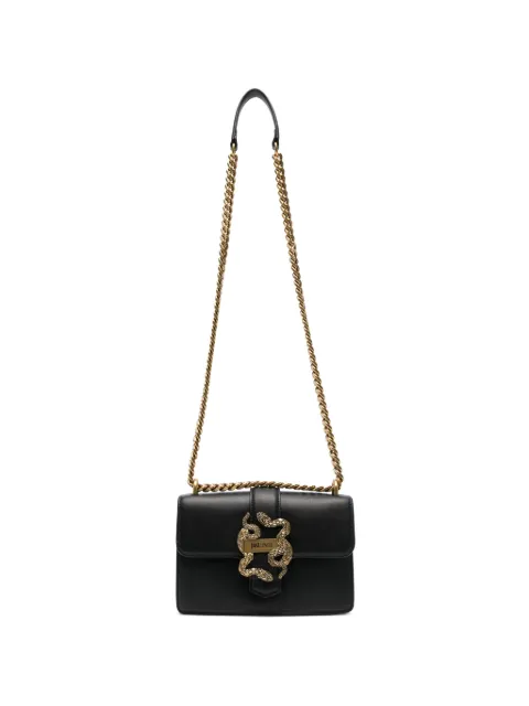 Just Cavalli snake-plaque chain-strap shoulder bag