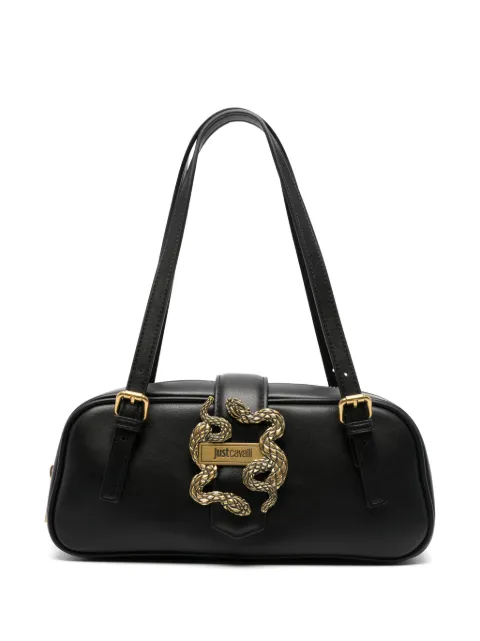 Just Cavalli snake-plaque buckle-detail tote bag