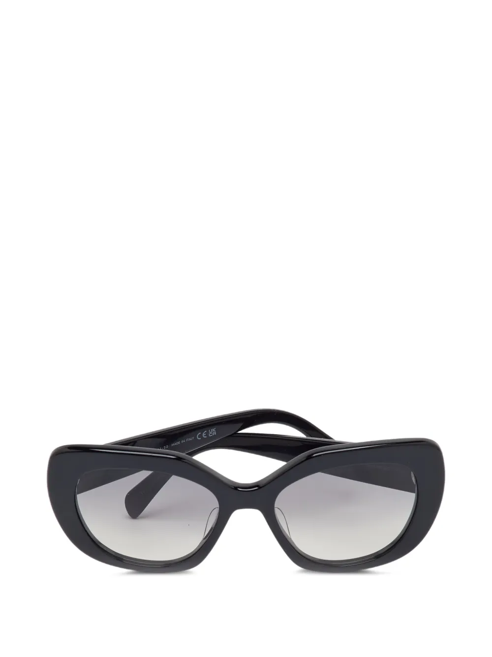Celine Pre-Owned Triomphe butterfly-frame sunglasses - Nero