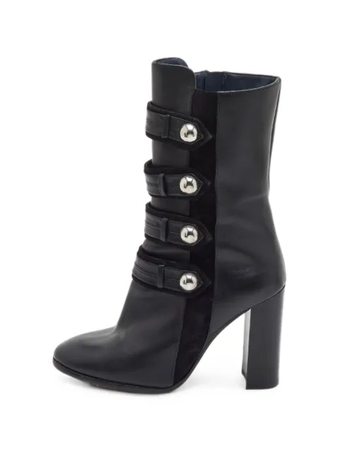 Isabel Marant Vintage Arnie Stiefel mit Knopfverzierung