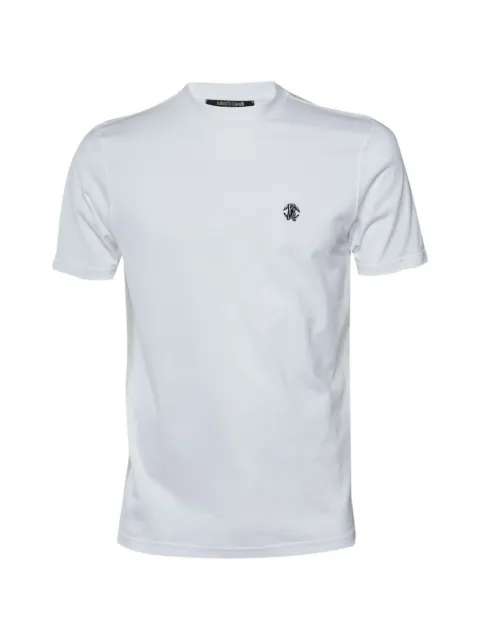 Roberto Cavalli Vintage playera con logo bordado