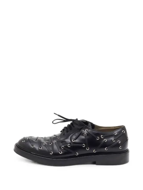 Christian Dior Pre-Owned eyelet-detail lace-up Derby shoes