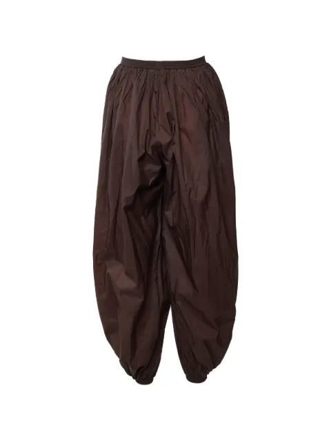 Alaïa Pre-Owned crinkled-effect trousers