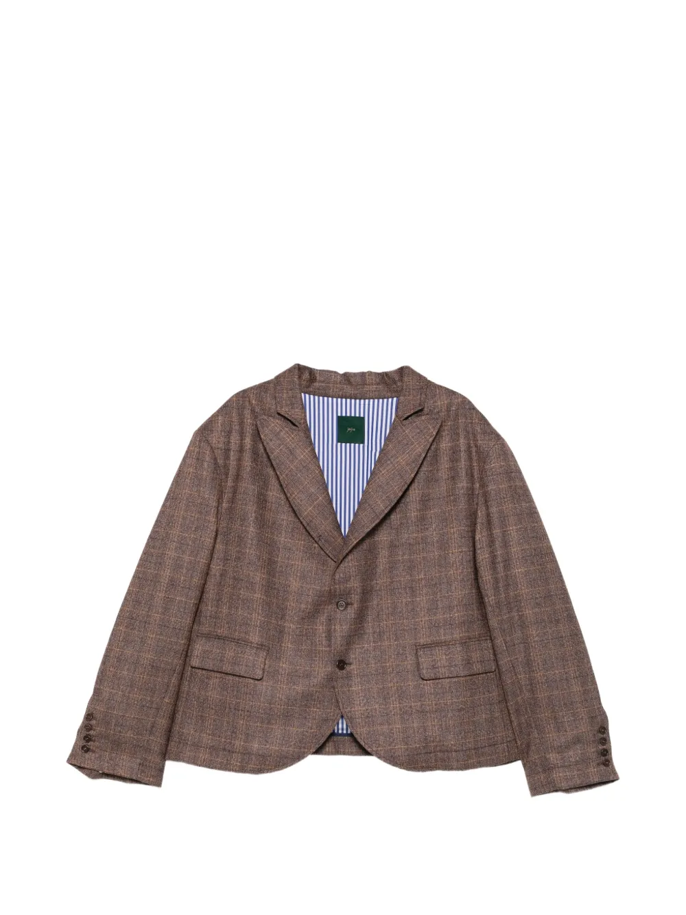 Jejia Alba check-pattern notched-lapel jacket