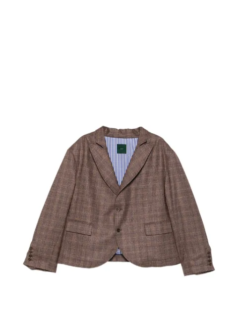 Jejia Alba check-pattern notched-lapel jacket