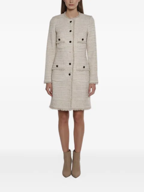 Veronica Virta tweed button-front jacket