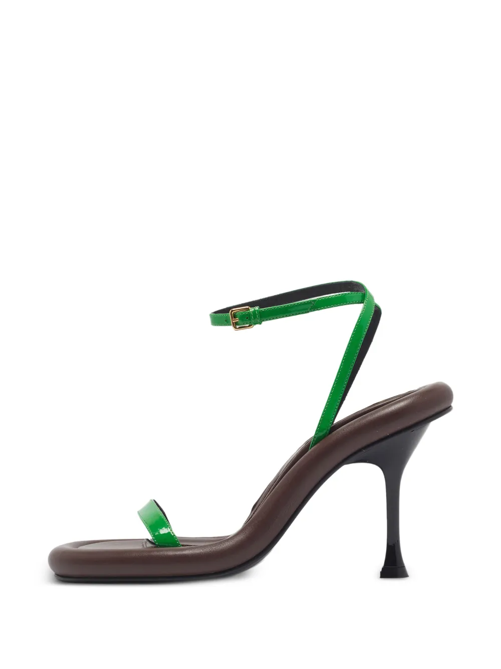 JW Anderson Bumper ankle-strap sandals - Verde