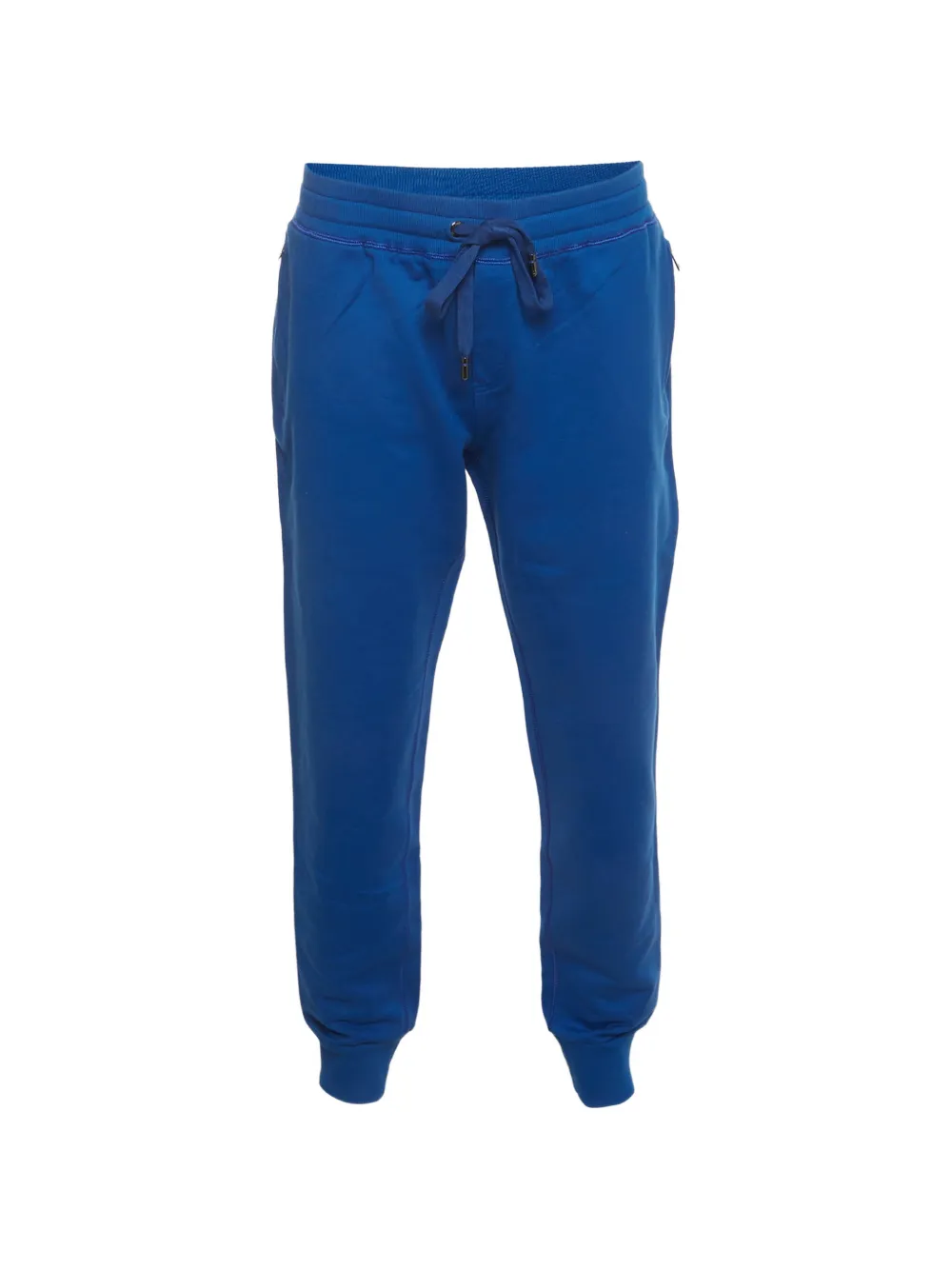 Dolce & Gabbana Pre-Owned zip-detail track pants - Blu