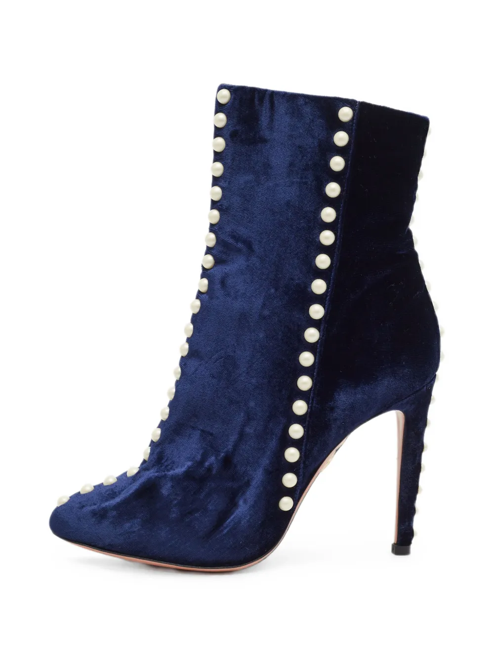 Aquazzura Follie Pearls ankle boots - Blu